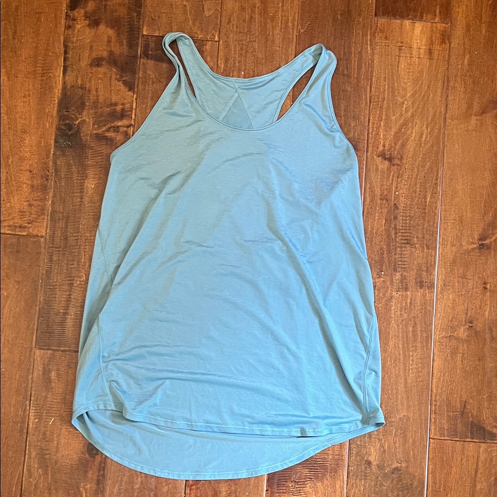 lululemon athletica Light Blue Racerback Tank Top